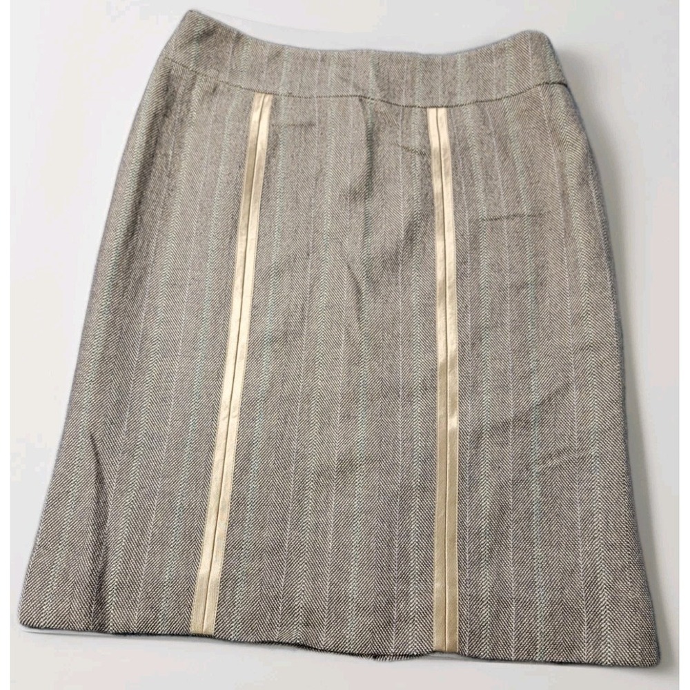 ECCOCI Women's Pencil Skirt Size 8 Herringbone Career Office‎ Lined